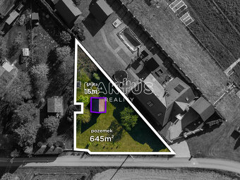 Zahrada 645 m² s možností výstavby RD – Horní Datyně, ulice  - 15