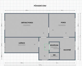 Prodej bytu 3+1, 66 m², Ostrava – Poruba, ul. Maďarská - 15