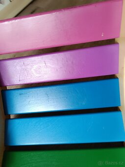 Duhová dřevěná houpačka Swing - 15