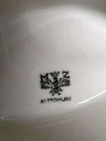Krásná starožitná jídelní sada porcelánová sada - 15