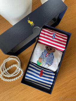 Set 3 ks vzorovaných dámských ponožek Polo Ralph Lauren - 15