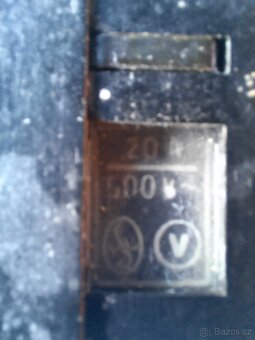 MEZ Mohelnice bakelitové jističe 500V 6,10,15,16A - 15