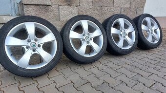 Alu kola 5x112 r17 originál Škoda Octavia II - 15