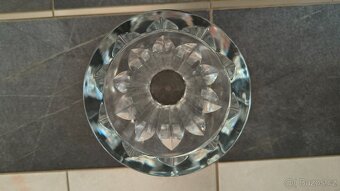Váza Baccarat France 24cm, váha 4,27kg - 15