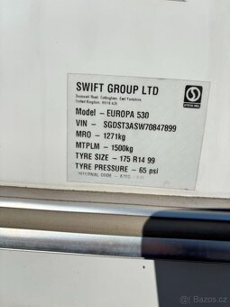 prodám karavan Swift Europa 530 - 15