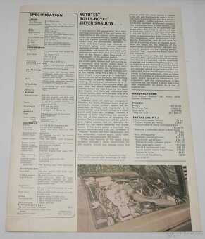 Prospekty Rolls-Royce Silver Shadow (1972/1977) - 15