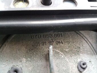 Přední maska Škoda Fabia I FL., zelená met. 9572, 6Y0853668B - 15