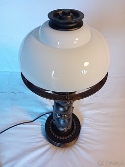 STEAMPUNK RECYCLE ART LAMPY - PATINOVANÝ KOV - 15