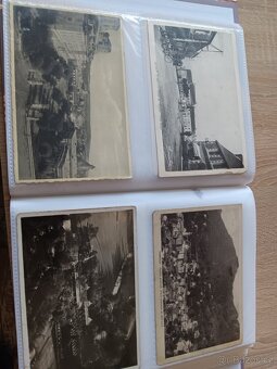 Staré pohlednice+album s poštovníma známkama - 15