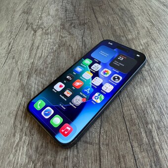 IPhone 15 Pro 128GB blue titanium, 100% baterie (rok záruka) - 15