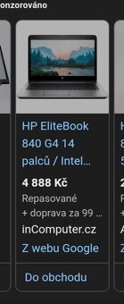 Lenovo Think pad a HP elitebook - 15