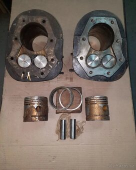 Válce těsnění ventily písty kroužky čepy K750 M72 MT12 MV750 - 15