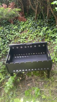Automatický ocelový gril na špízy - šašlík(10 /8pozic) - 15