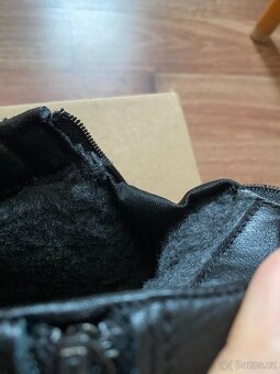 Nové pánské kožené zimní elegantní boty Baťa s kožich. - 44 - 15