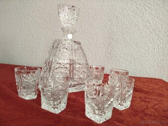 Staré broušené sklo - 15