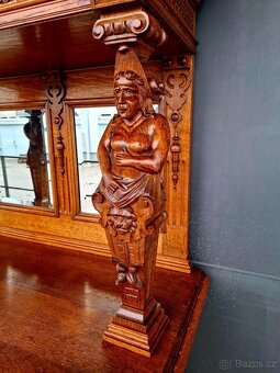 Starožitný masivní příborník Mechelen - 15