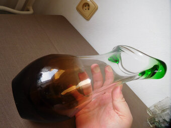 VÁZA - LADISLAV PALEČEK - ŠKRDLOVICE -HUTNÍ SKLO 2 - 15