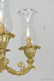 Zámecké podlahové lampy - mramor - bronz - 218 cm - 15