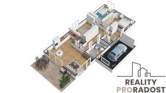 Prodej domu 4+kk,108,6m2, s garáží 20,9m2, a pozemkem 689m2, - 15