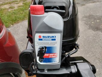 Lodní motor Suzuki 15Ps 4T + přísl. - 1A top stav - 15