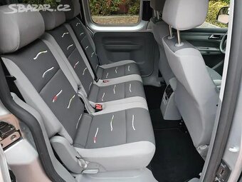 VW Caddy 1.9 TDI 77kW,klima,bez koroze,tažné,výhřev,serviska - 15