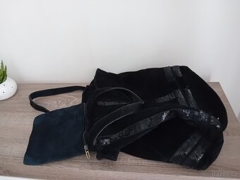 Genuine Leather dámská velká kabela kožená Rezervace - 15