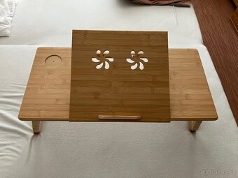 Stolek na notebook do postele 72x35x26 cm - 15