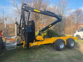 Prodám vyvážecí vlek Forestma 10T s HR Möre Maskiner 7070 - 15