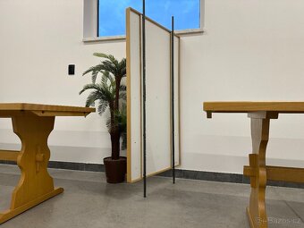 6ks Masivní restaurační stoly selské. Profi GASTRO - 15