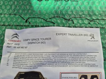 sada pro dodatečnou montáž předních mlhovek Citroen Jumpy Sp - 15