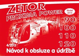 NÁVOD K OBSLUZE ZETOR PROXIMA PLUS A POWER - 15