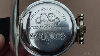 Krásné starožitné STŘÍBRNÉ hodinky IWC Schaffhausen  +pásek - 15