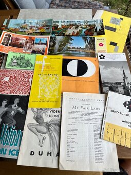 Pohledy , oznámení , telegram, programy 40-60 léta - 15