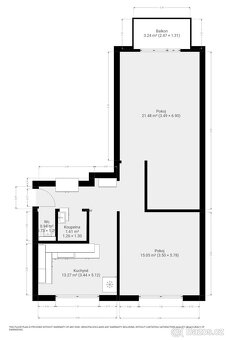 Pronájem bytu 2+1, náměstí SNP, Černá Pole,  Kč/měs, 55 m2 - 15