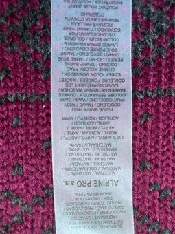 Nová unisex zimní šála Alpine Pro - 180 cm, tmavě fialová - 15