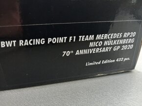 F1 BWT RACING POINT MERCEDES RP20 HULKENBERG MINICHAMPS 1:18 - 15