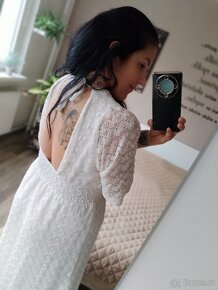 Romantické krajkované šaty XS - L - 15