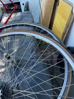 Rám kola pedály měnič kliky osa brzdy - 15