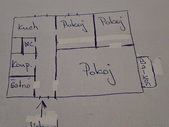 Pronájem bytu 3+1,J.Hradec - 15