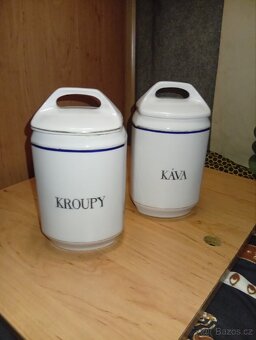 2 STARÉ PORCELANOVÉ DÓZY - 15