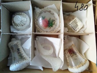 Staré vánoční ozdoby, baňky a jiné - 15