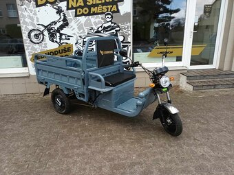Elektrická pracovní tříkolka Cargo G1 1000W COC šedá - 15