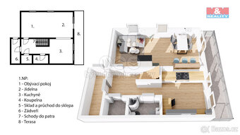 Prodej chaty 565 m² u přehrady Pastviny, Klašterec Zbudov - 15