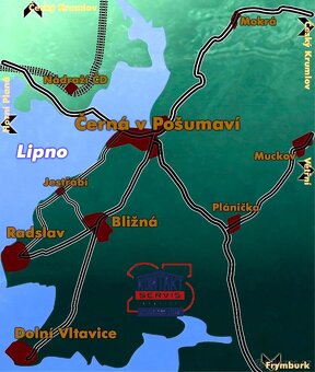 Prodej pozemky pro bydlení, 378 m2 - Černá v Pošumaví - Bliž - 15