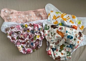 Látkové pleny - velký set - 15