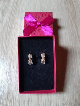 Luxusní pozlacené náušnice - 15