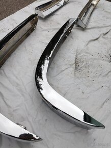 Škoda 100 110 nachromovane narazniky s vyrezom - 15