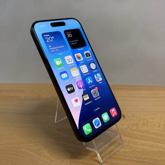 iPhone 15 Pro 128GB, černý, eSIM (12 měsíců záruka) - 15