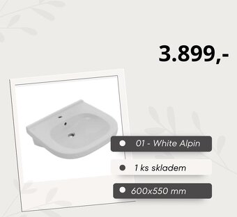 Villeroy & Boch výprodej — luxusní sanitární keramika, nové - 15
