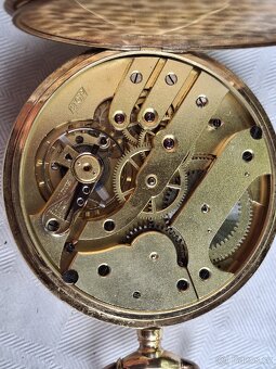 Zlaté kapesní hodinky J.Calame Robert - 15